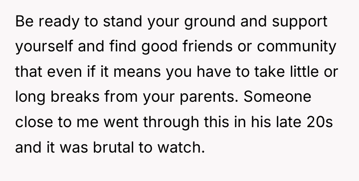 Be ready to stand your ground and support yourself and...