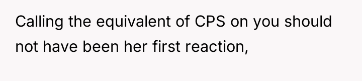 Calling the equivalent of CPS on you should not have...