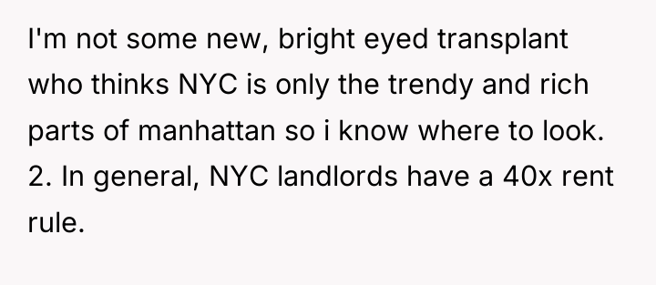 I'm not some new, bright eyed transplant who thinks NYC...