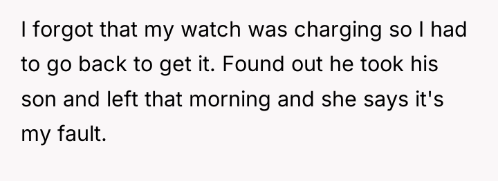 I forgot that my watch was charging so I had...