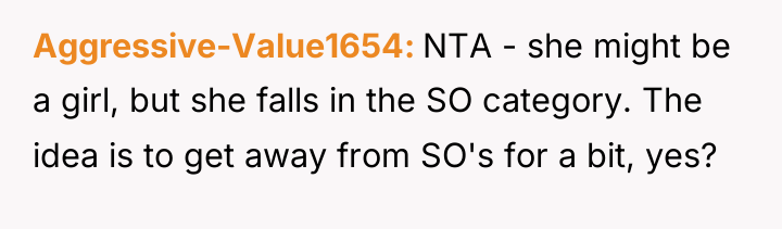 Aggressive-Value1654 NTA - she might be a girl, but she...