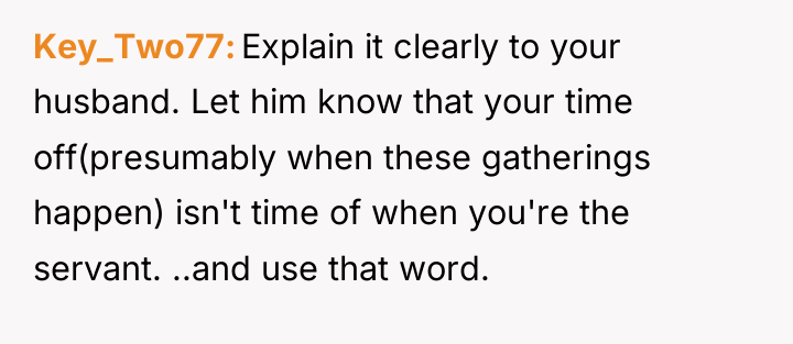 Key_Two77 Explain it clearly to your husband. Let him know...