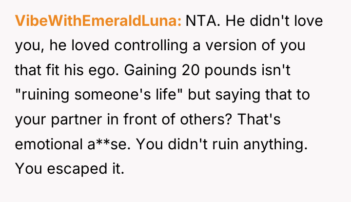 VibeWithEmeraldLuna NTA. He didn't love you, he loved controlling a...