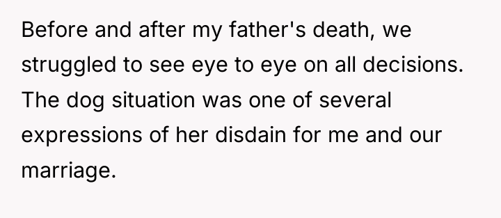 Before and after my father's death, we struggled to see...