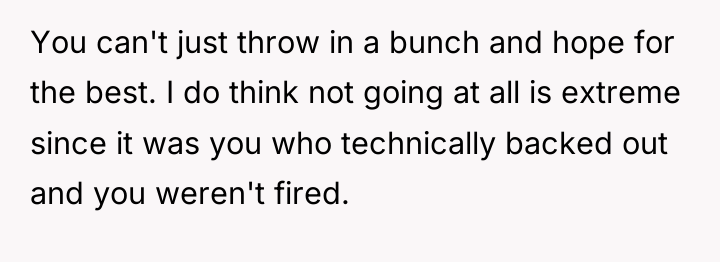 You can't just throw in a bunch and hope for...
