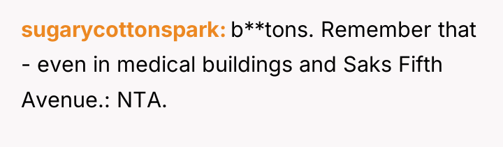 sugarycottonspark b**tons. Remember that - even in medical buildings and...