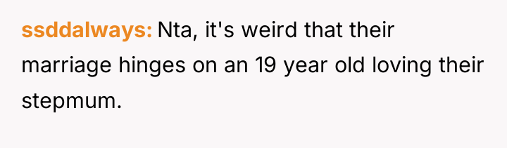 ssddalways Nta, it's weird that their marriage hinges on an...