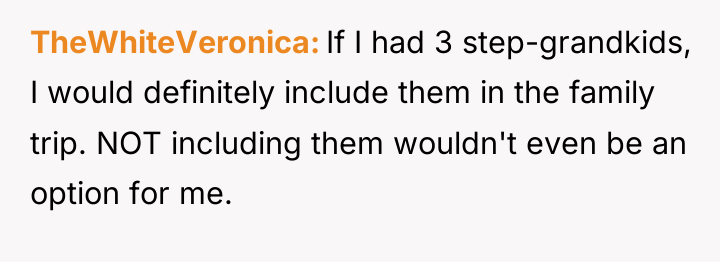 TheWhiteVeronica If I had 3 step-grandkids, I would definitely include...