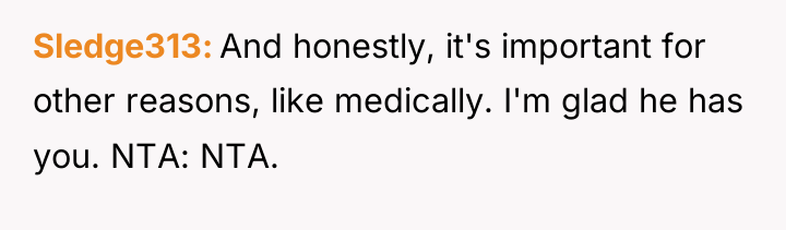 Sledge313 And honestly, it's important for other reasons, like medically....