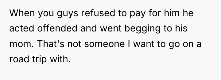 When you guys refused to pay for him he acted...