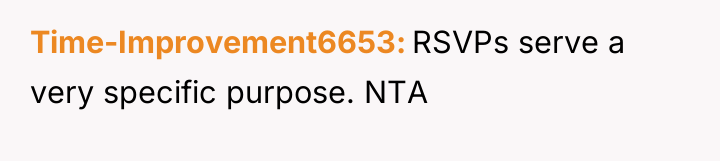 Time-Improvement6653 RSVPs serve a very specific purpose. NTA