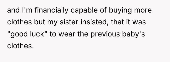 and I'm financially capable of buying more clothes but my...