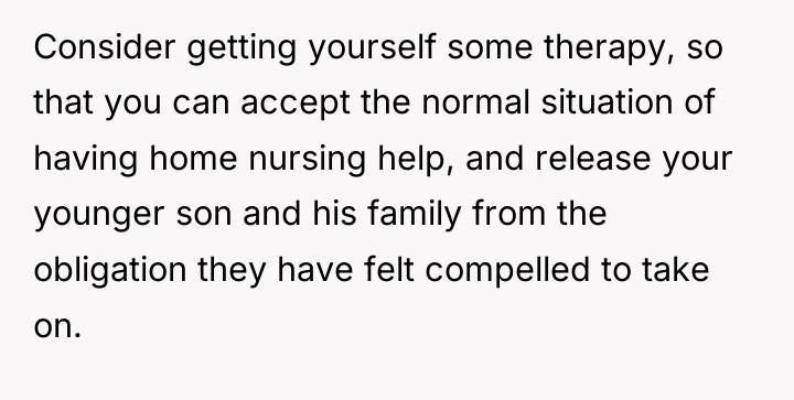 Consider getting yourself some therapy, so that you can accept...