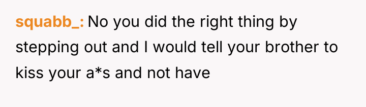 squabb_ No you did the right thing by stepping out...