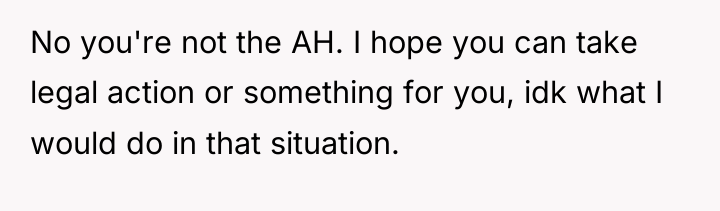No you're not the AH. I hope you can take...