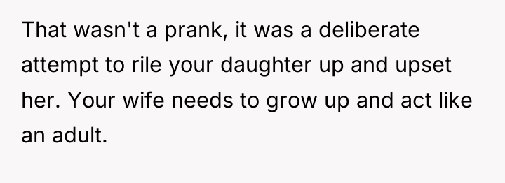 That wasn't a prank, it was a deliberate attempt to...