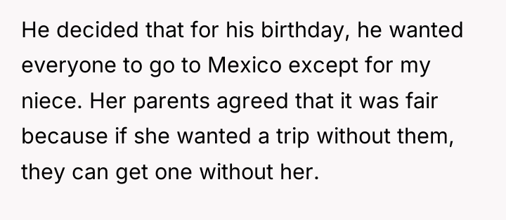 He decided that for his birthday, he wanted everyone to...