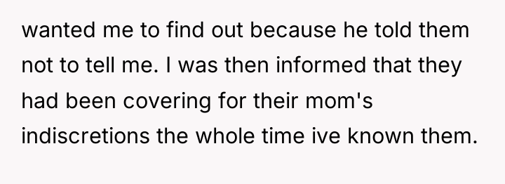 wanted me to find out because he told them not...
