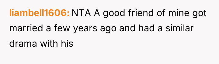 liambell1606 NTA A good friend of mine got married a...