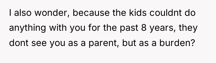 I also wonder, because the kids couldnt do anything with...