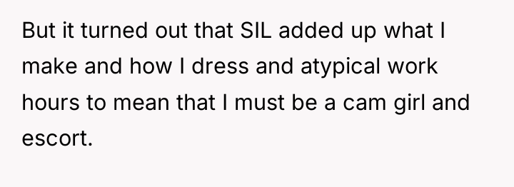 But it turned out that SIL added up what I...