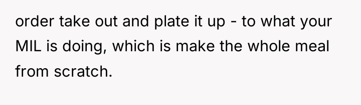 order take out and plate it up - to what...