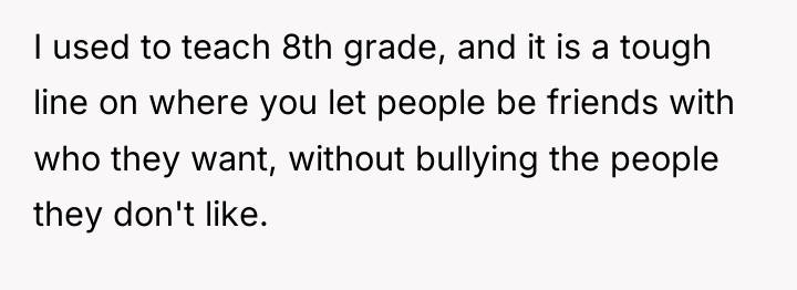 I used to teach 8th grade, and it is a...