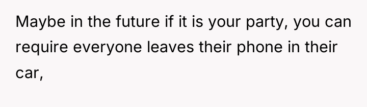 Maybe in the future if it is your party, you...