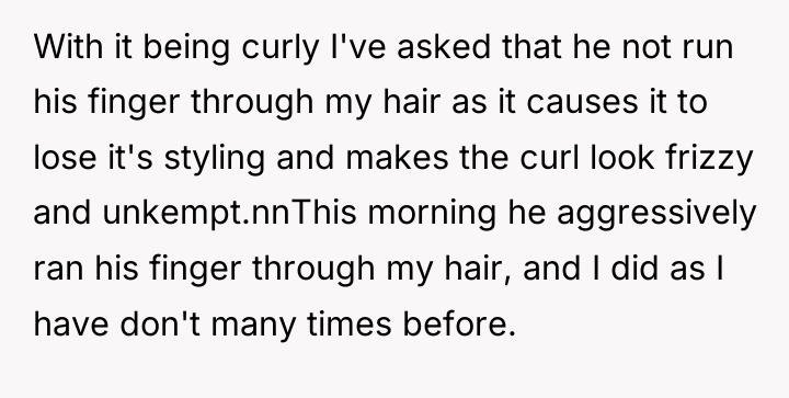 With it being curly I've asked that he not run...