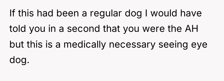 If this had been a regular dog I would have...