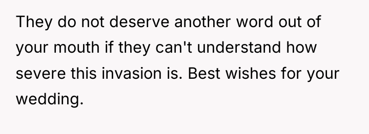 They do not deserve another word out of your mouth...