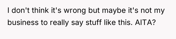 I don't think it's wrong but maybe it's not my...