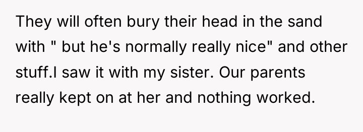 They will often bury their head in the sand with...