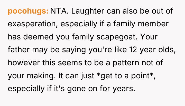 pocohugs NTA. Laughter can also be out of exasperation, especially...