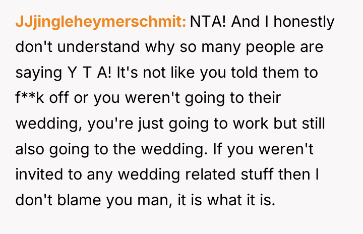 JJjingleheymerschmit NTA! And I honestly don't understand why so many...