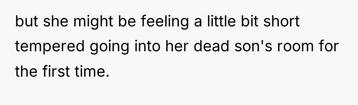 but she might be feeling a little bit short tempered...