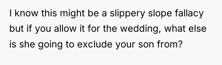 I know this might be a slippery slope fallacy but...