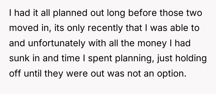 I had it all planned out long before those two...