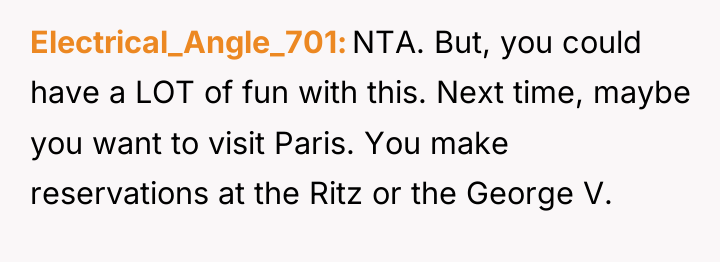 Electrical_Angle_701 NTA. But, you could have a LOT of fun...