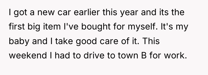 I got a new car earlier this year and its...