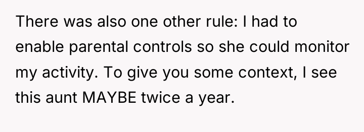 There was also one other rule: I had to enable...