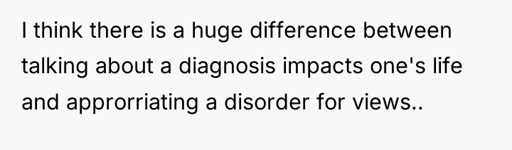 I think there is a huge difference between talking about...