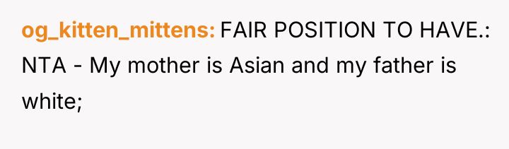 og_kitten_mittens FAIR POSITION TO HAVE.: NTA - My mother is...