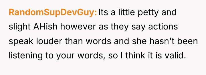 RandomSupDevGuy Its a little petty and slight AHish however as...