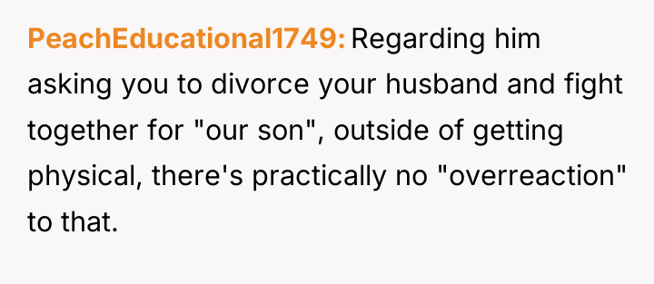 PeachEducational1749 Regarding him asking you to divorce your husband and...