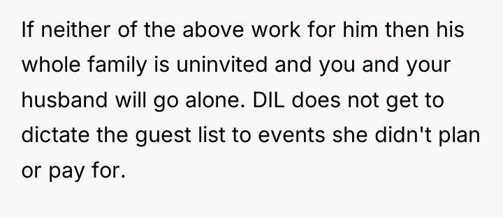 If neither of the above work for him then his...