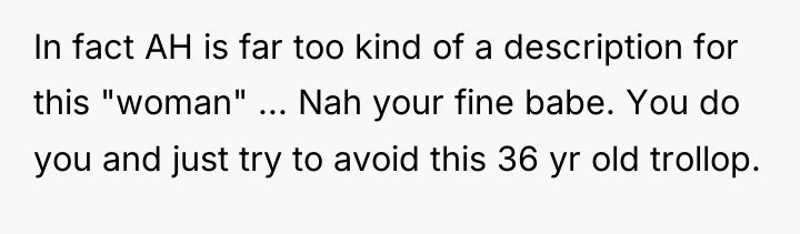 In fact AH is far too kind of a description...
