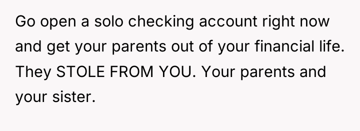 Go open a solo checking account right now and get...