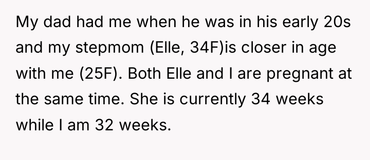 My dad had me when he was in his early...