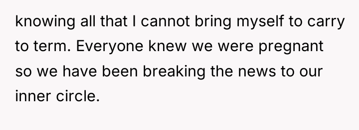 knowing all that I cannot bring myself to carry to...